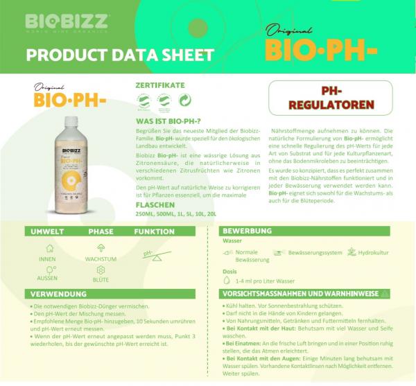 BioBizz PH- BioBizz PH-